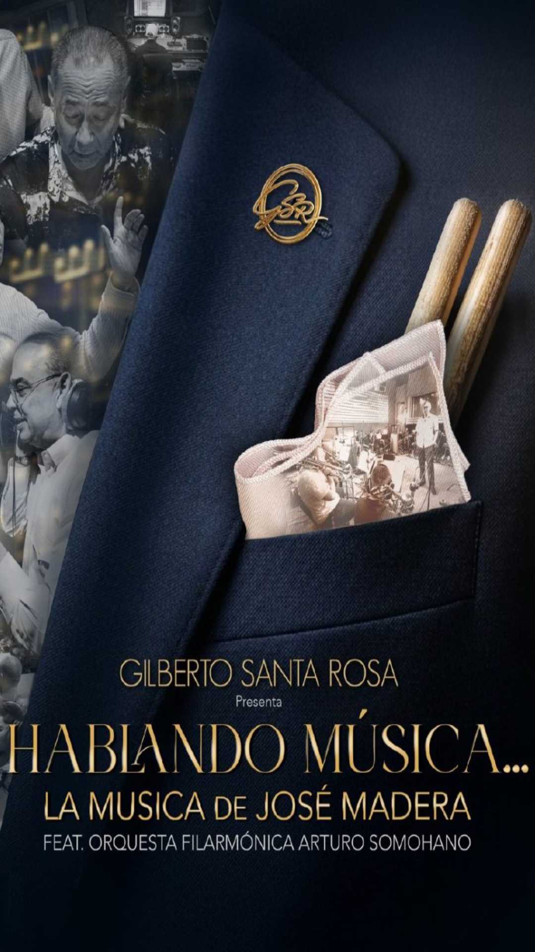 1.- EL CANTANTE DEL AMOR – GILBERTO SANTA ROSA – HABLANDO MÚSICA… LA MÚSICA DE JOSÉ MADERA – 2026